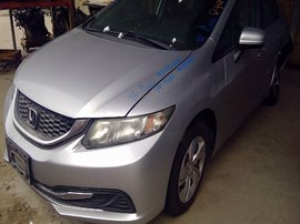 2014 HONDA CIVIC, SILVER, LX, 1.8L, AT,   A25183